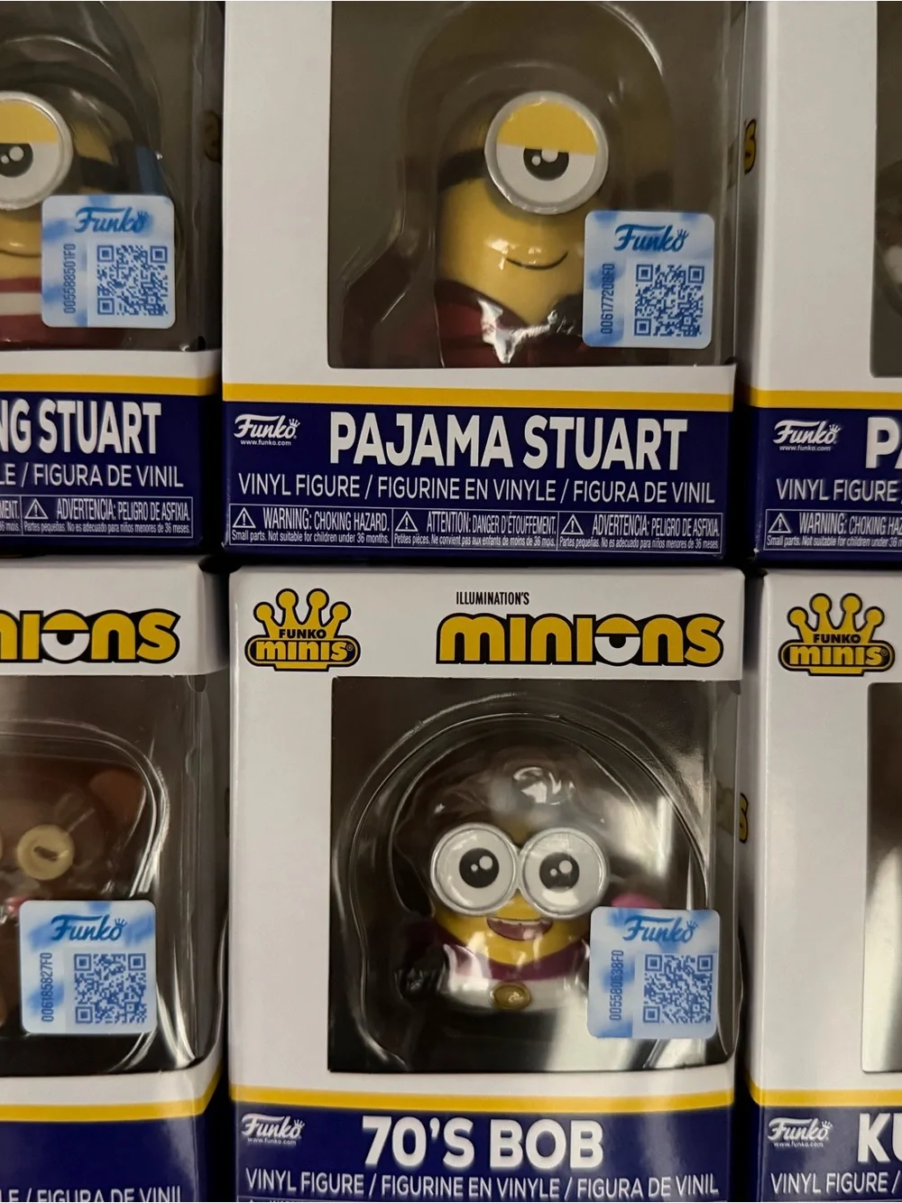 Funko 70's Bob Minions Vinyl Figure - Yellow & Purple